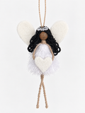 Handmade Guardian Angel Hanging Decoration with Heart – Sympathy